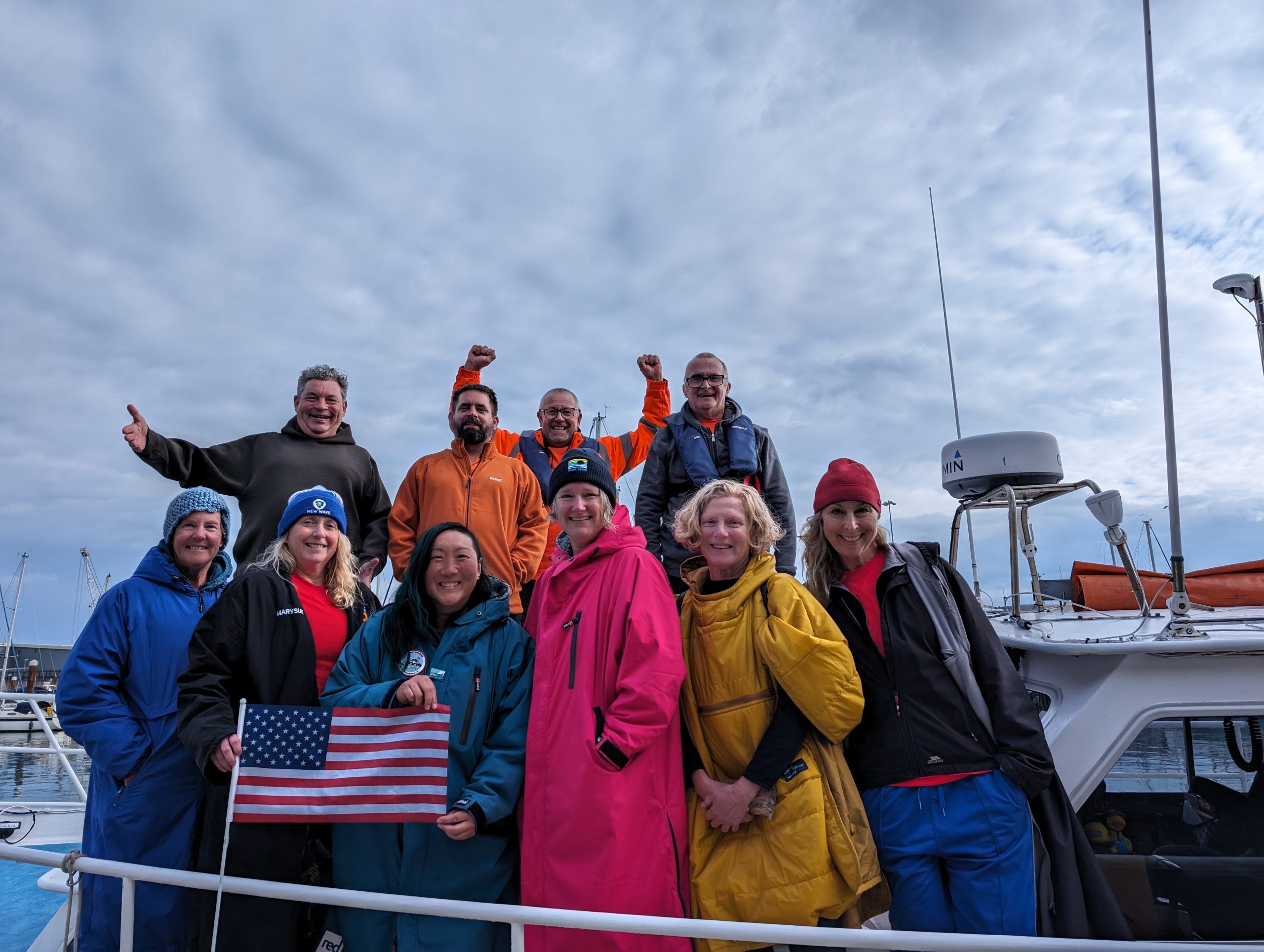 Vashon Island Washington Salish Selkies - 2024 English Channel Relay Team
